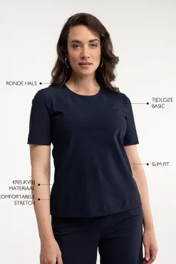 Travel Tee - dark blue