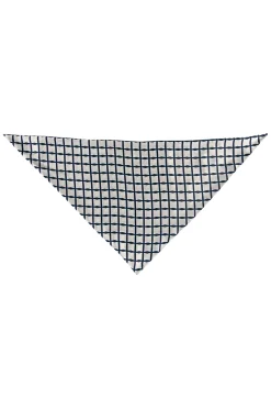 Triangle squares scarf - kit/dark blue