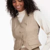 Trixi structure gilet - latte
