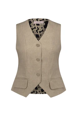 Trixi structure gilet - latte