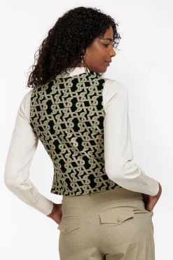Trixi structure gilet - latte