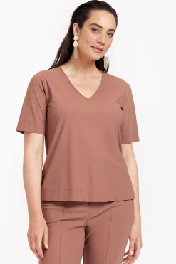Vick ssl shirt - chocolate