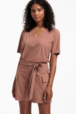 Vick ssl shirt - chocolate