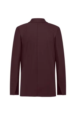 Violet bonded blazer - blackberry