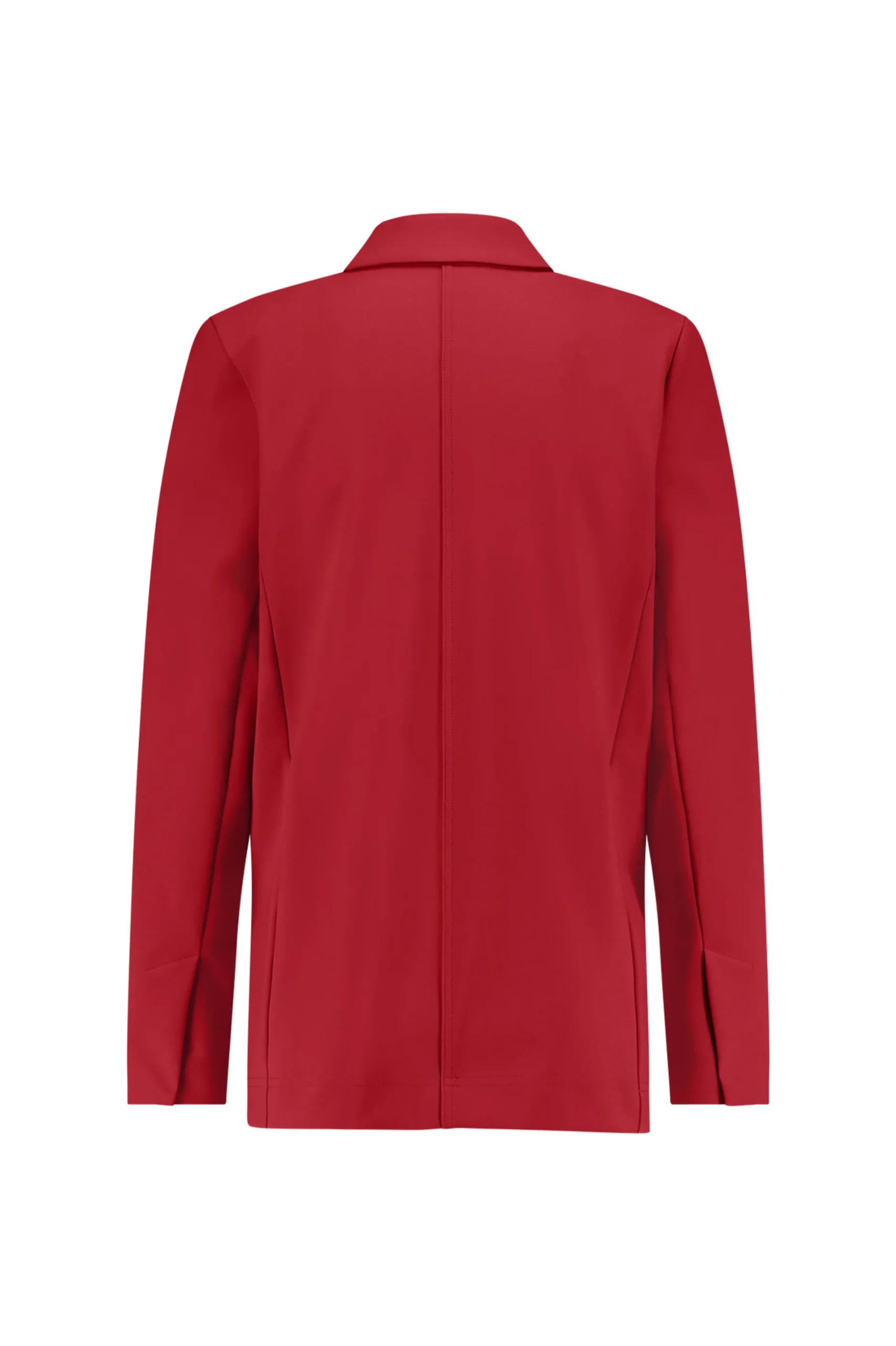 Violet bonded blazer - dark red