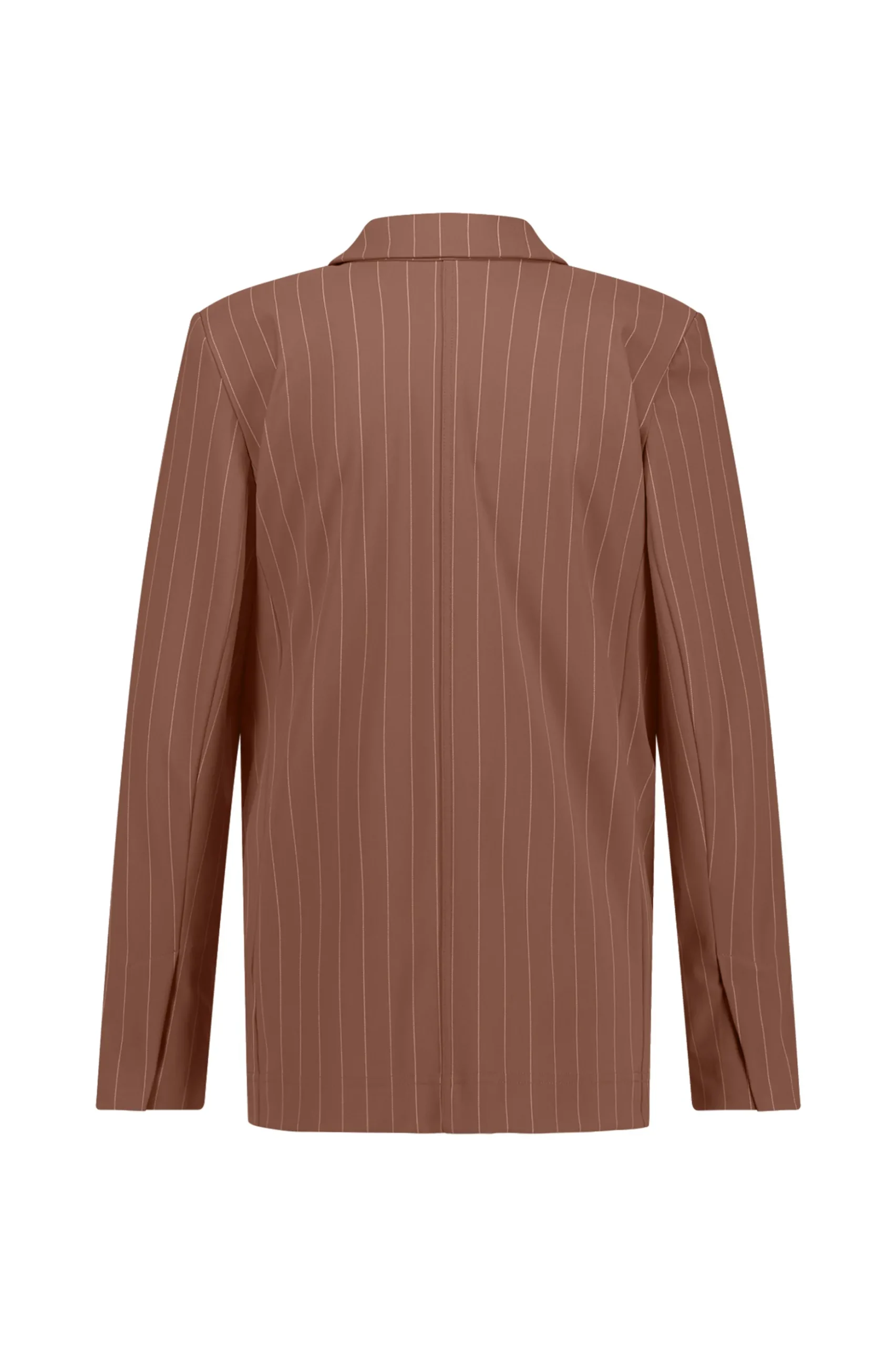 Violet pinstripe blazer - chocolate/kit
