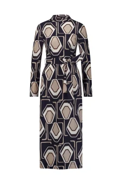 Wendi graphic big dress - multi color